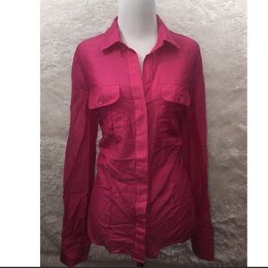 🌻 3/$35 BCBGMaxAzria Pink Button Down Shirt